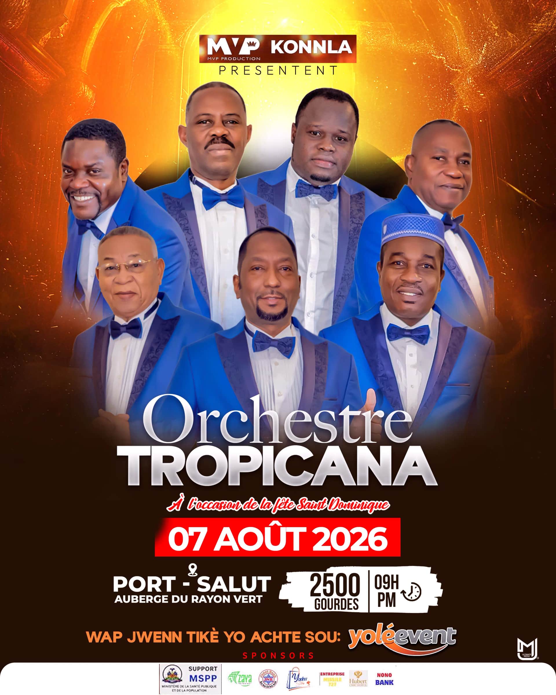Orchestre Tropicana | Auberge du Rayon Vert